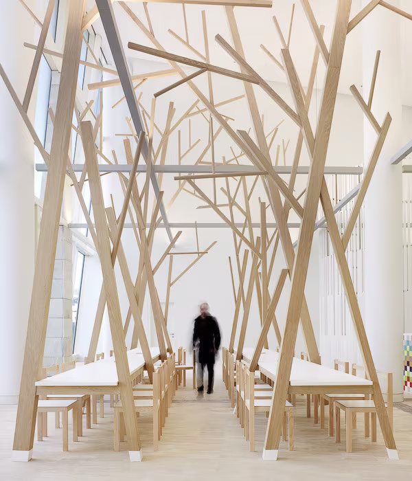 Dizaina vēstījums un valoda šodien (Biophilic design. A Cantina, Estudio Nomada (Photo - Hector Santos-Diez))