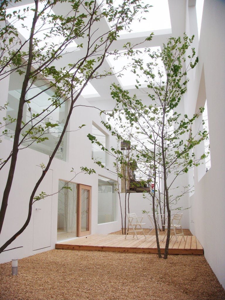 Biophilic design. House N, Sou Fujimoto Architects