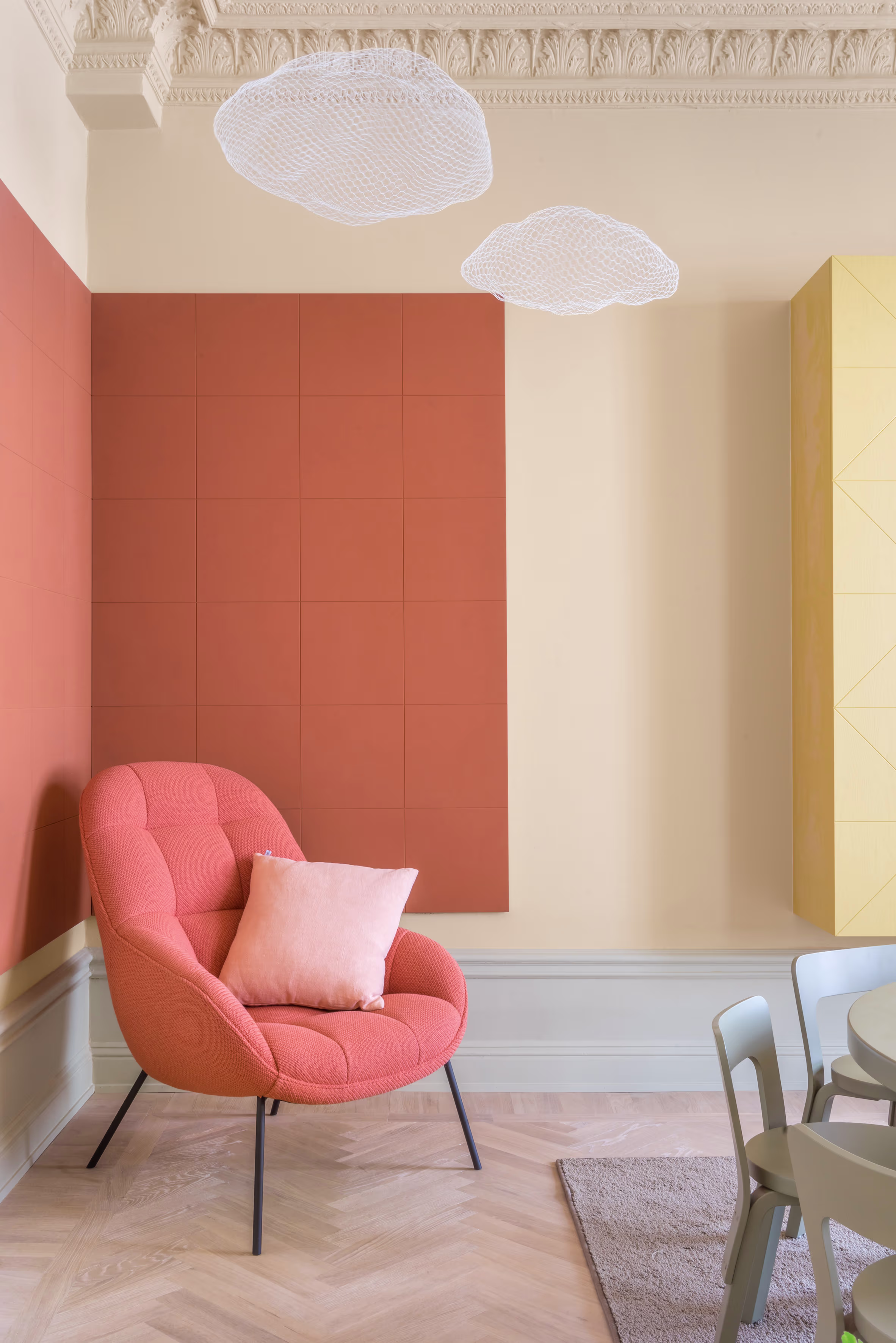 No tendencēm uz pārmaiņām (Living Coral. House in Stockholm, Note Design Studio)